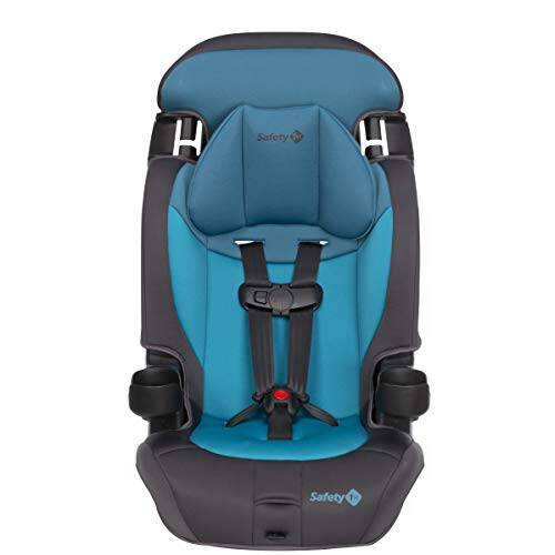 Safety 1st Grand 2-in-1 Booster Car Seat, Forward-Facing with Harness, 30-65 pounds and Belt-Positioning Booster, 40-120 pounds, Capri Teal - 7