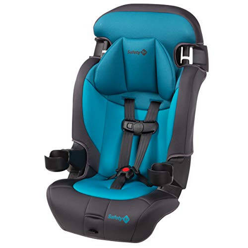 Safety 1st Grand 2'si 1 Arada Takviyeli Oto Koltuğu, Emniyet Kemeriyle İleri Yönelik, 30-65 pound ve Kemer Pozisyonlandırma Takviyesi, 40-120 pound, Capri Teal - 1