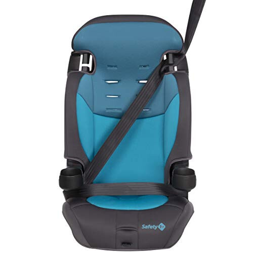 Safety 1st Grand 2'si 1 Arada Takviyeli Oto Koltuğu, Emniyet Kemeriyle İleri Yönelik, 30-65 pound ve Kemer Pozisyonlandırma Takviyesi, 40-120 pound, Capri Teal - 11