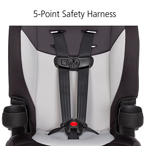 Safety 1st Grand 2'si 1 Arada Yükseltici Oto Koltuğu, Geniş Kullanım: Emniyet Kemeriyle İleri Yönelik, 30-65 pound ve Kemer Pozisyonlu Yükseltici, 40-100 pound, High Street - 11