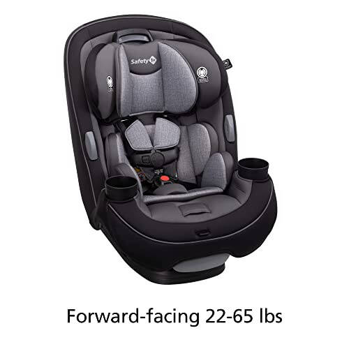 Safety 1st Grow and Go All-in-One Convertible Car Seat, Rear-facing 5-40 pounds, Forward-facing 22-65 pounds, and Belt-positioning booster 40-100 pounds, Aqua Pop - 8