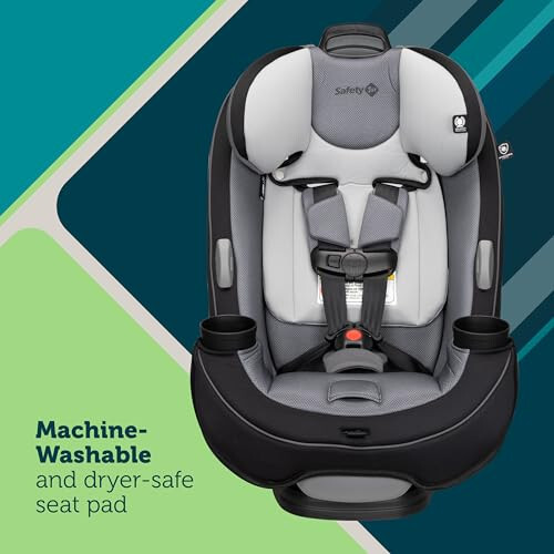 Safety 1st Grow and Go All-in-One Convertible Car Seat, Rear-facing 5-40 pounds, Forward-facing 22-65 pounds, and Belt-positioning booster 40-100 pounds, Aqua Pop - 4