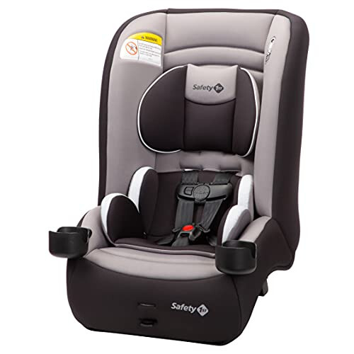 Safety 1st Jive 2-in-1 Convertible Car Seat, Rear-Facing 5-40 pounds and Forward-Facing 22-65 pounds, Black Fox - 1