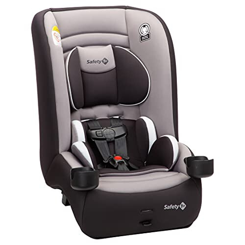 Safety 1st Jive 2-in-1 Convertible Car Seat, Rear-Facing 5-40 pounds and Forward-Facing 22-65 pounds, Black Fox - 9