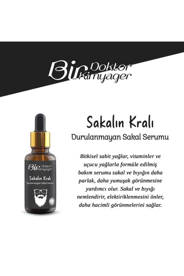 Sakalın Kralı Durulanmayan Sakal Serumu (30 mL) - 1