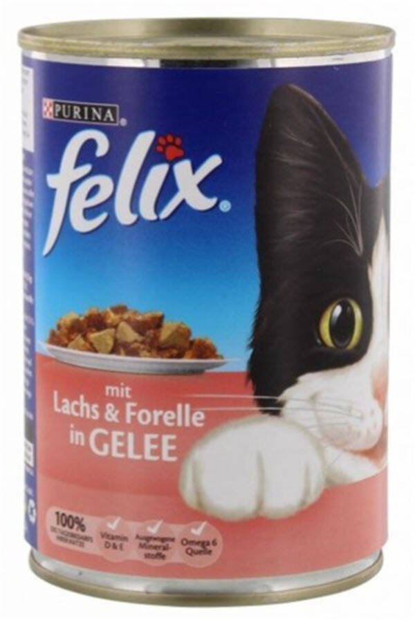 Salmon and Trout Cat Wet Food Canned 400 gr - 1