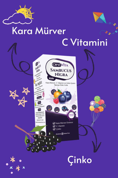 Sambucus Nigra Kids Karamürver Ekstresi Içeren Şurup 150 Ml - 2