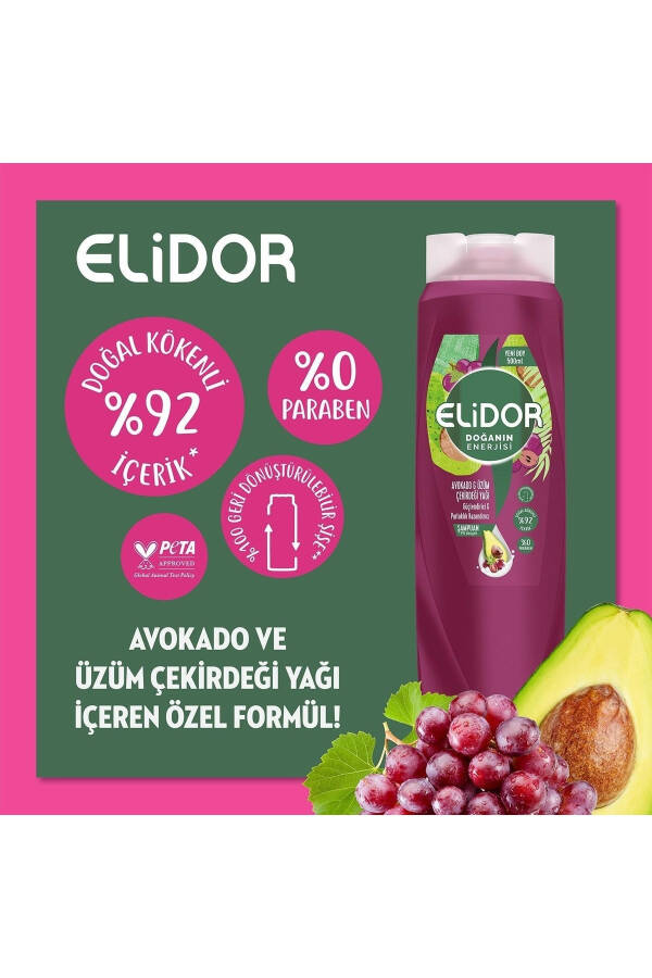 Şampuan Avokado&üzüm Çekirdeği Yağı 500 Ml - 6