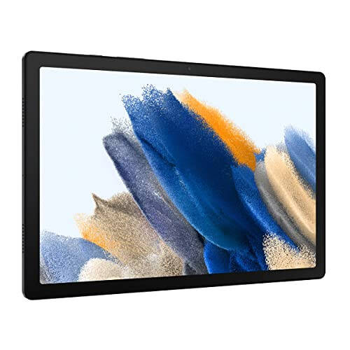 Samsung 2022 Galaxy Tab A8 10.5” dyuymli 32 GB Wi-Fi Android 11 Sensorli Ekran Xalqaro Planshet To'plami - MDTec Qattiq Orqa Uch Katlamli Stend Qopqoq va 64GB microSD Karta [Kulrang] - 3