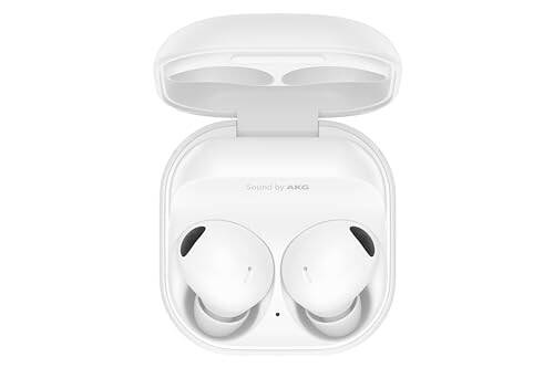 SAMSUNG Galaxy Buds 2 Pro Gerçek Kablosuz Bluetooth Kulaklıklar, Gürültü Önleme, Hi-Fi Ses, 360 Ses, Kulak İçi Konforlu, HD Ses, IPX7 Suya Dayanıklı, Beyaz [ABD Sürümü, 1 Yıl Üretici Garantisi] - 1