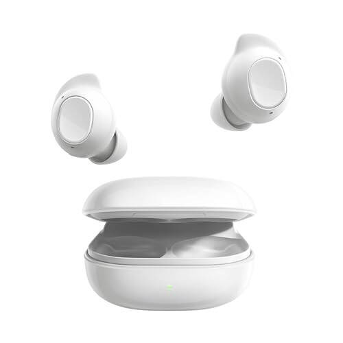 SAMSUNG Galaxy Buds FE Беспроводные Bluetooth-наушники, Комфортная и надежная посадка в ушах, Автоматическое переключение звука, Сенсорное управление, Встроенный голосовой помощник, Белый [Американская версия, 1 год гарантии производителя] - 2