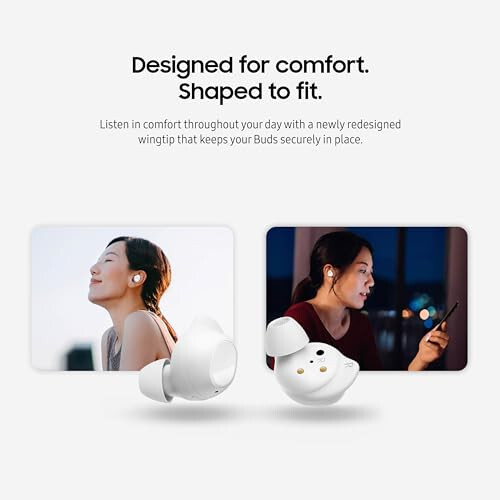 SAMSUNG Galaxy Buds FE Gerçek Kablosuz Bluetooth Kulaklıklar, Rahat ve Güvenli Kulak İçi Uyumu, Otomatik Ses Değiştirme, Dokunmatik Kontrol, Yerleşik Sesli Asistan, Beyaz [ABD Sürümü, 1 Yıl Üretici Garantisi] - 5