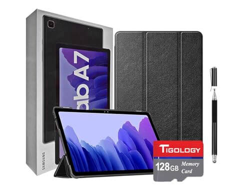 SAMSUNG Galaxy Tab A7 10.4'' (2000x1200) Wi-Fi, Qualcomm Snapdragon 662, Bluetooth, 3GB RAM, 64GB Xotira, Kulrang + Aksessuarlar - 1