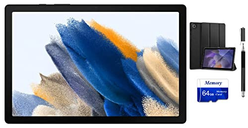 SAMSUNG Galaxy Tab A8 Android WiFi Tablet, 10.5'' Dokunmatik Ekran (1920x1200) LCD Ekran, 4GB, 64GB, Bluetooth, Android 11 İşletim Sistemi, Gümüş + Aksesuarlar - 1