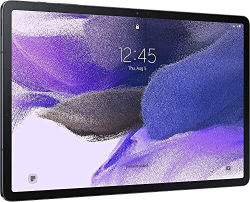 Samsung Galaxy Tab S7 FE 2021 Android Tablet 12.4” Ekran WiFi 64GB S Kalem Dahil Uzun Ömürlü Pil Güçlü Performans, Siyah (Yenilenmiş) - 9