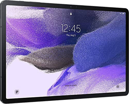 Samsung Galaxy Tab S7 FE 2021 Android Tablet 12.4” Screen WiFi 64GB S Pen Included Long-Lasting Battery Powerful Performance, Black (Renewed) - 2