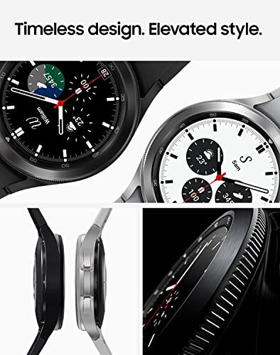 Samsung Galaxy Watch 4 Classic 46mm Akıllı Saat, ECG Monitörü, Sağlık, Fitness, Koşu, Uyku Döngüleri, GPS, Düşme Algılama, LTE, ABD Sürümü, Siyah (Yenilenmiş) - 6