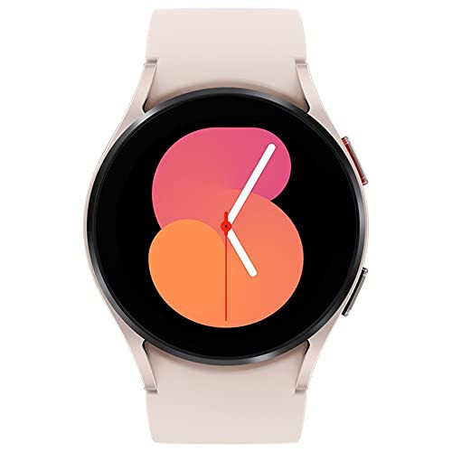 SAMSUNG Galaxy Watch 5 40mm Bluetooth Akıllı Saat, Vücut, Sağlık, Fitness ve Uyku İzleyici, Safir Kristal Cam, Gelişmiş GPS Takibi, ABD Sürümü, Pembe Altın Çerçeve, Pembe Kayış (Yenilenmiş) - 6