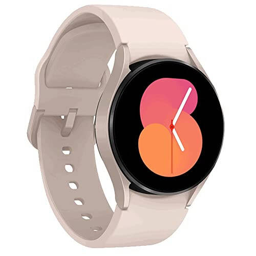 SAMSUNG Galaxy Watch 5 40mm Bluetooth Akıllı Saat, Vücut, Sağlık, Fitness ve Uyku İzleyici, Safir Kristal Cam, Gelişmiş GPS Takibi, ABD Sürümü, Pembe Altın Çerçeve, Pembe Kayış (Yenilenmiş) - 8