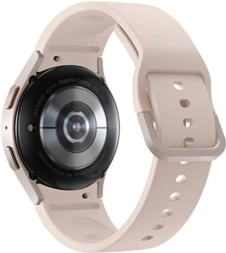 SAMSUNG Galaxy Watch 5 40mm Bluetooth Akıllı Saat, Vücut, Sağlık, Fitness ve Uyku İzleyici, Safir Kristal Cam, Gelişmiş GPS Takibi, ABD Sürümü, Pembe Altın Çerçeve, Pembe Kayış (Yenilenmiş) - 3