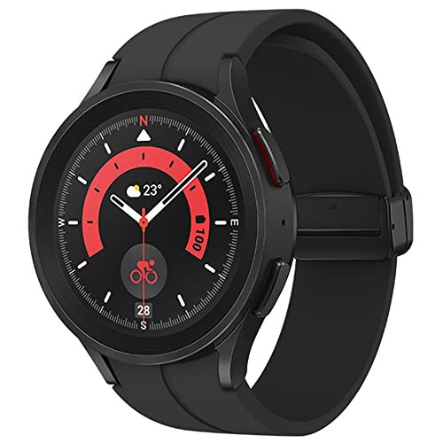 SAMSUNG Galaxy Watch 5 Pro 45mm Bluetooth Akıllı Saat, Vücut, Sağlık, Fitness ve Uyku Takibi ile, Siyah (Yenilenmiş) - 8