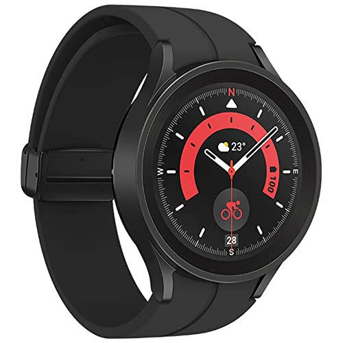 SAMSUNG Galaxy Watch 5 Pro 45mm Bluetooth Smartwatch, Tanasi, Sog'liq, Fitness va Uyqu Kuzatuvchisi bilan, Qora (Yangilangan) - 9