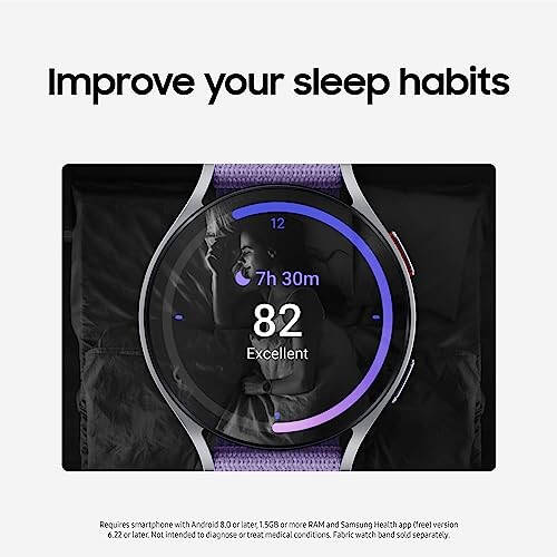 SAMSUNG Galaxy Watch 6 40mm Bluetooth Smartwatch w/ Fitness Tracker, Personalized HR Zones, Advanced Sleep Coaching, Heart Monitor, BIA Sensor, US Version, Gold (Renewed) - 2