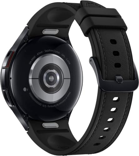 SAMSUNG Galaxy Watch 6 Classic 47mm Paslanmaz Çelik Akıllı Saat, Fitness İzleyici, Kalp Monitörü, BIA Sensörü, Bluetooth - Siyah - 12