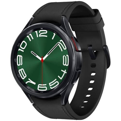 SAMSUNG Galaxy Watch 6 Classic 47mm zanglamaydigan po'latdan yasalgan aqlli soat, fitness kuzatuvchisi, yurak urishini kuzatuvchi, BIA sensori, Bluetooth — qora - 6