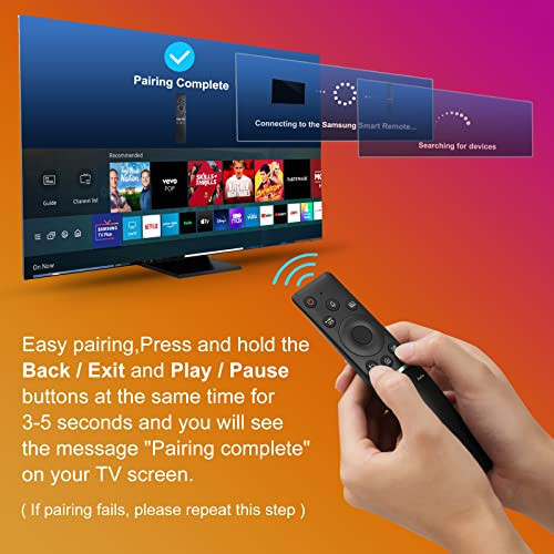 Samsung-TV-Remote Control uchun almashtiriladigan ovozli masofadan boshqarish pulti, barcha ovozli funktsiyali Samsung Smart Curved Frame QLED LED LCD 8K 4K televizorlari bilan mos keladi - 5