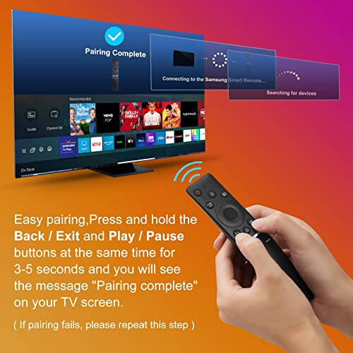 Samsung-TV-Remote Control uchun almashtiriladigan ovozli masofadan boshqarish pulti, barcha ovozli funktsiyali Samsung Smart Curved Frame QLED LED LCD 8K 4K televizorlari bilan mos keladi - 5