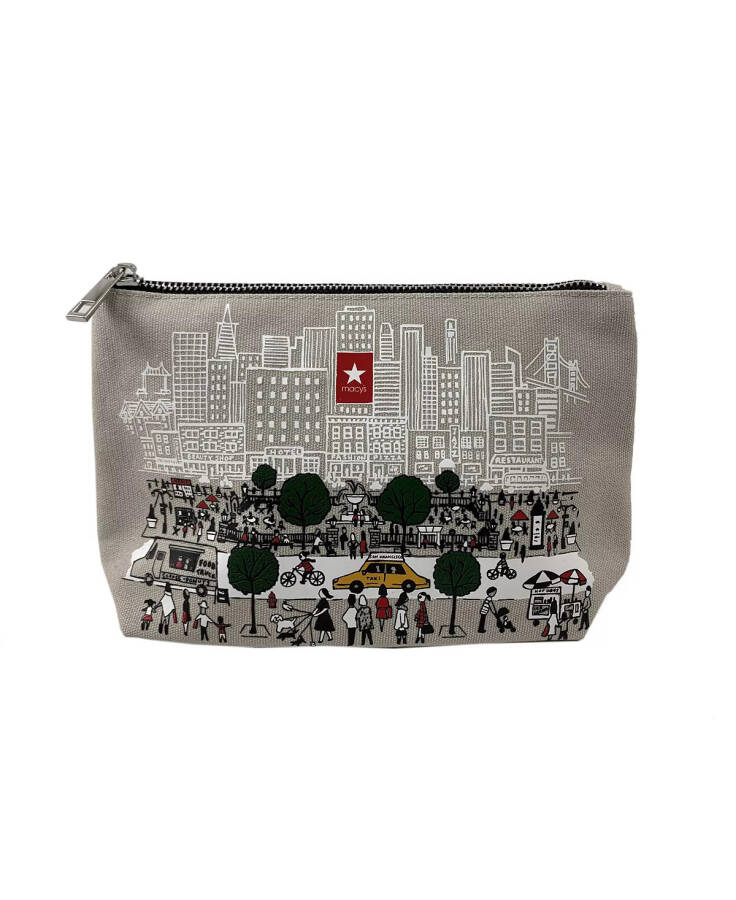 San Francisco Cosmetic Bag, Created for Macy's Gray - 1