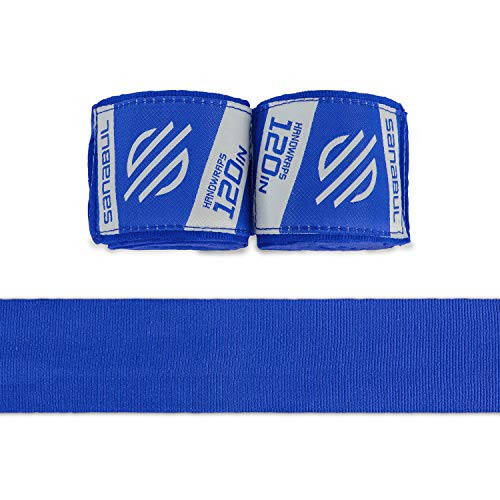 Sanabul Elastic 120 Inch Boxing Hand Wraps | Kickboxing Handwraps for Boxing Gloves for Men, Women, and Kids | Muay Thai MMA Hand Wraps - 12