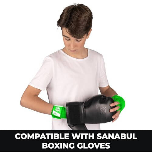 Sanabul Elastic 120 Inch Boxing Hand Wraps | Kickboxing Handwraps for Boxing Gloves for Men, Women, and Kids | Muay Thai MMA Hand Wraps - 4