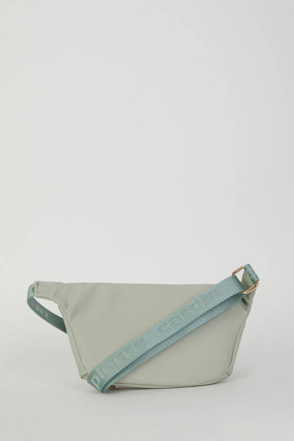 Satin Aqua Green Women's Waist Bag 05PO22Y1542 - 16