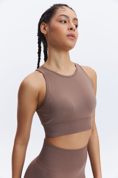 Satya Seamless Halter Neck Sports Bra Yoga Bustier - 10