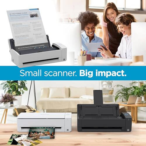 ScanSnap iX1300 Compact Wireless or USB Double-Sided Color Document, Photo & Receipt Scanner with Auto Document Feeder and Manual Feeder for Mac or PC, White - 2