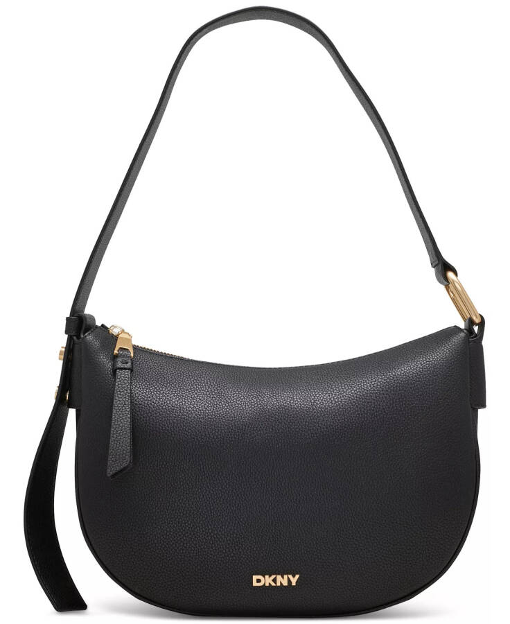 Scarlett Top Zip Shoulder Bag Blk/gold - 1