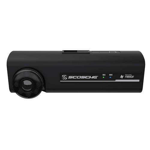 Scosche NEXC2128-XCES0 Full HD Two-Way Smart Dash Cam Powered by Nexar with Suction Cup and 128GB Memory - 1