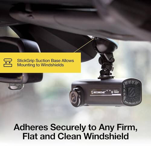 Scosche NEXC2128-XCES0 Full HD Two-Way Smart Dash Cam Powered by Nexar with Suction Cup and 128GB Memory - 5