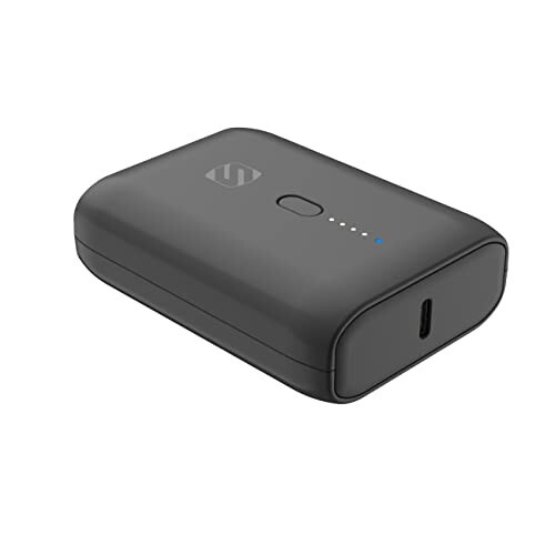 Scosche PB10PD-SP GoBat 10000mAh Kompakt Çift Portlu Cep Telefonu Pil Paketi, 20W USB-C Güç Dağıtımı Hızlı Şarj Cihazı ve 18W USB-A Taşınabilir Güç Bankası, Apple iPhone ve Android ile Uyumlu Harici Pil - 1