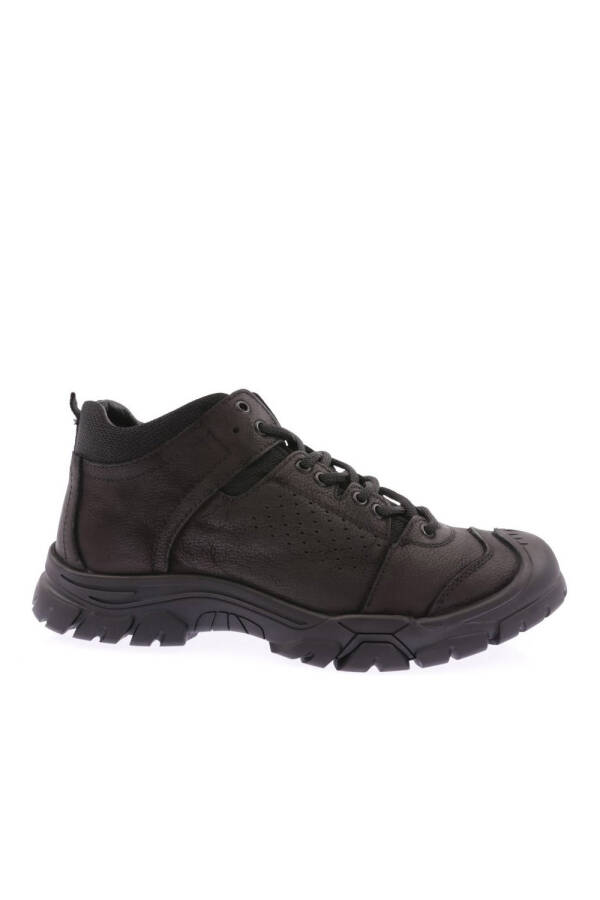 SCOTLAND 14287 Men's Lace-Up Sneakers Ankle Boots Black-Black - 1