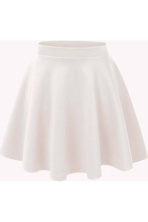 Scuba 23 April Girls' A-Line Skirt Mnk0565 White - 6