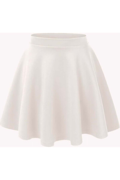 Scuba 23 April Girls' A-Line Skirt Mnk0565 White - 1