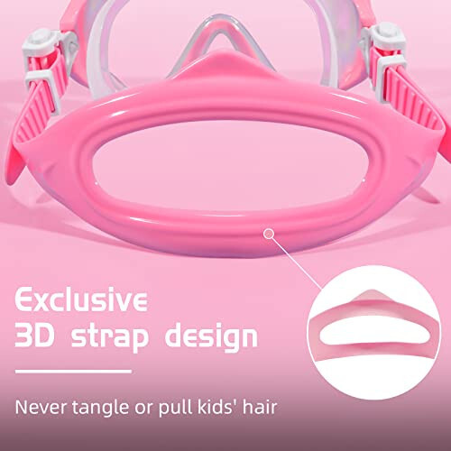 Seago Kids Swim Goggles Snorkel Diving Mask for Youth (5-15), Anti-Fog 180° Clear View - 5