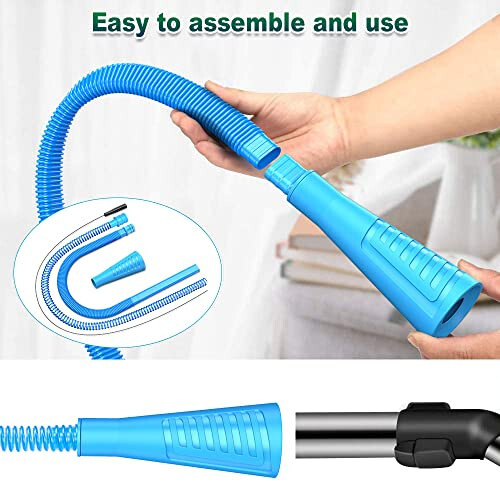 Sealegend 2 Pieces Dryer Vent Cleaner Kit Dryer Lint Vacuum Attachment, Dryer Vent Cleaning Lint Remover 2 Hoses Tools for Home Improvement - 2