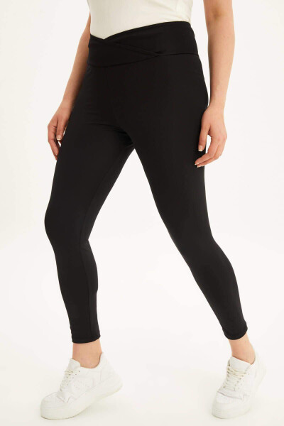 Seamless Waistband Leggings - 3