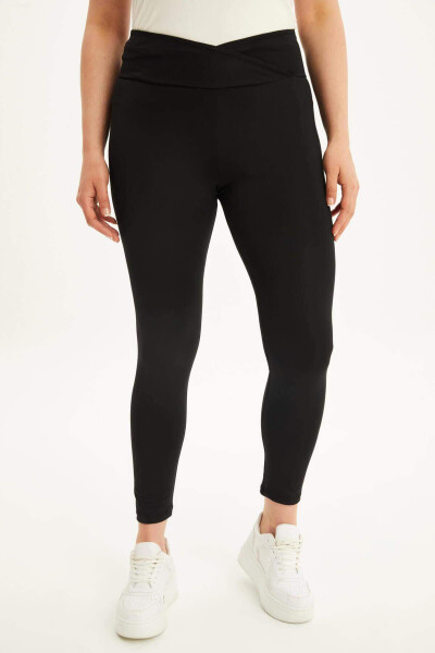 Seamless Waistband Leggings - 5