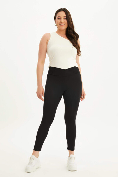 Seamless Waistband Leggings - 6