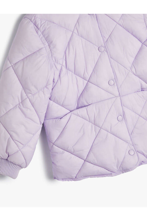 Seasonal quilted jacket with snap closure - 7